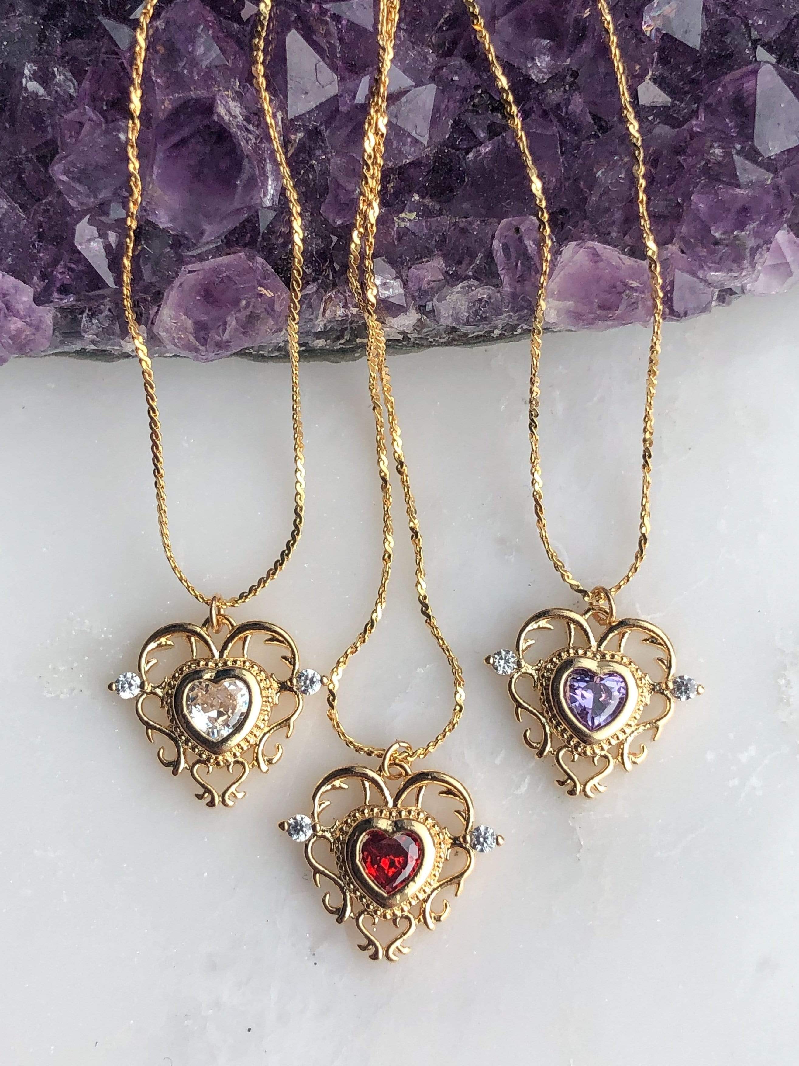 Sacred heart necklace