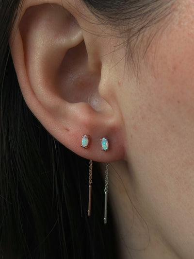 Selene threader earrings