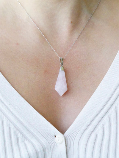 Gemstone point necklace