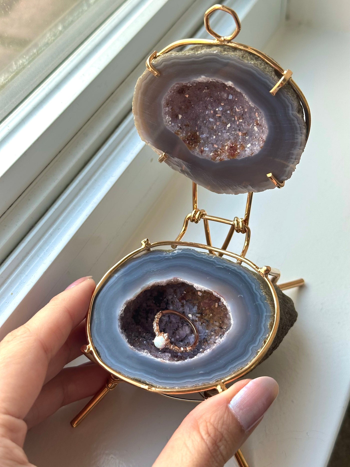 Amethyst Geode box
