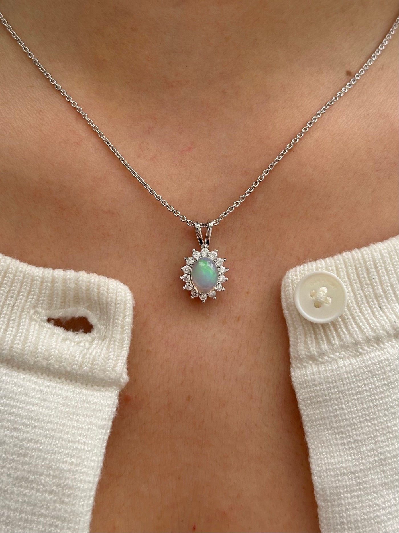 Opal necklace