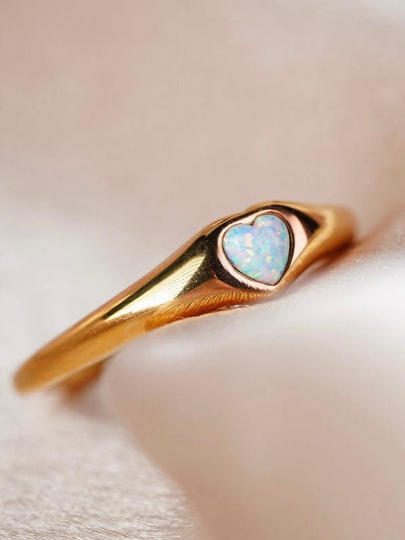 Opal Signet Ring